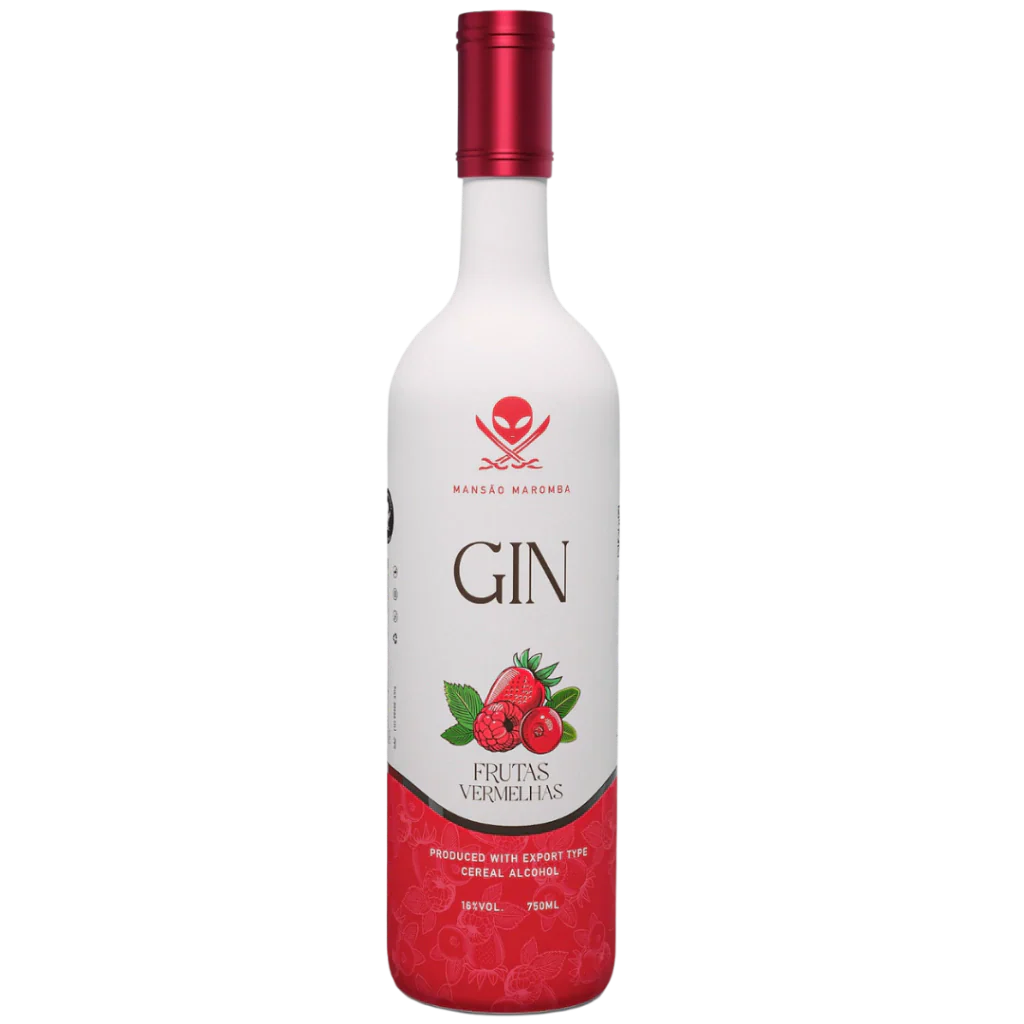 Gin Frutas Vermelhas 750mL (6 unidades)