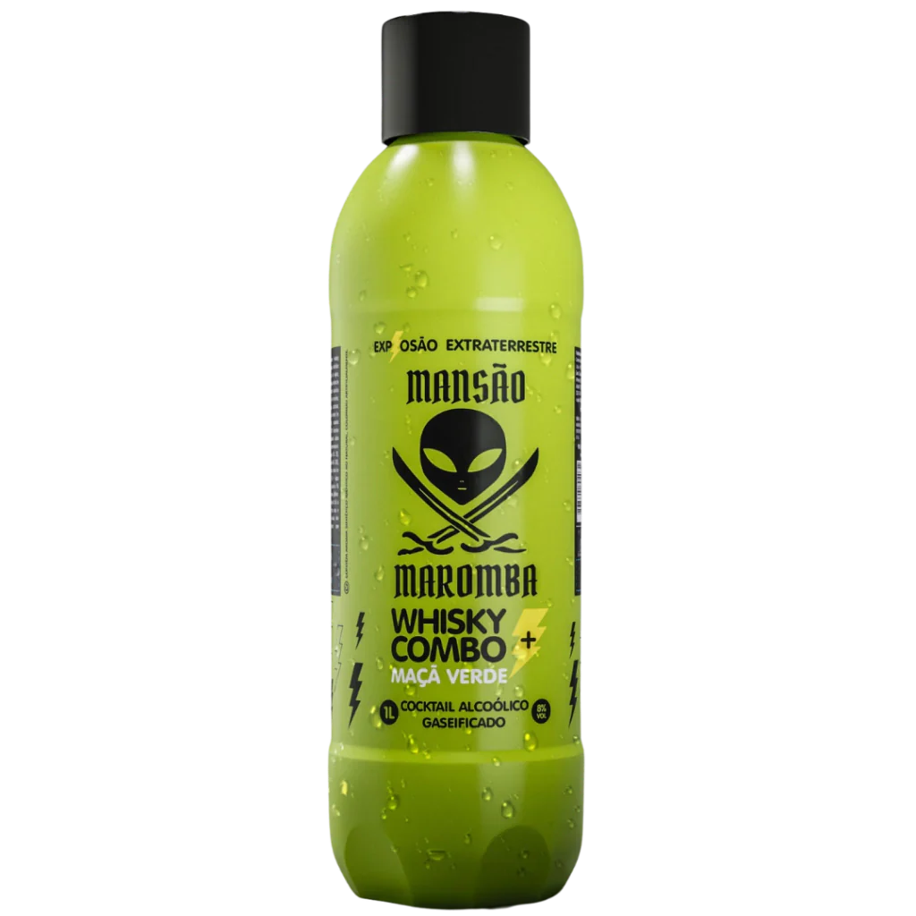 Whisky + Combo Maçã Verde 1L (6 unidades)
